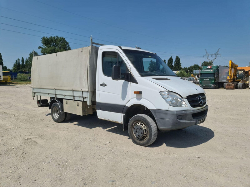 Mercedes-Benz Sprinter 519 CDi 4x4x - Pritsche+Plane - כלי רכב מסחרי עם וילונות צד: תמונה 1 Mercedes-Benz Sprinter 519 CDi 4x4x - Pritsche+Plane - כלי רכב מסחרי עם וילונות צד: תמונה 1