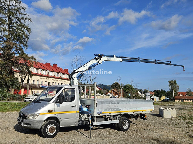 Mercedes-Benz Sprinter 616 Flatbed + crane Cormach - משאית צד נופל/ שטוחה, משאית מנוף: תמונה 1 Mercedes-Benz Sprinter 616 Flatbed + crane Cormach - משאית צד נופל/ שטוחה, משאית מנוף: תמונה 1