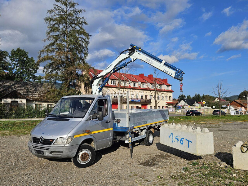 Mercedes-Benz Sprinter 616 Flatbed + crane Cormach - משאית צד נופל/ שטוחה, משאית מנוף: תמונה 3 Mercedes-Benz Sprinter 616 Flatbed + crane Cormach - משאית צד נופל/ שטוחה, משאית מנוף: תמונה 3