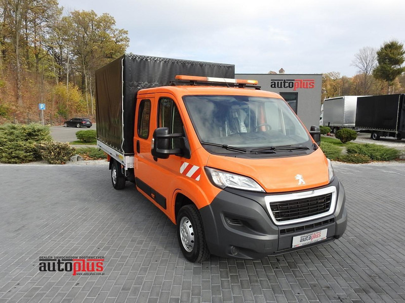 Peugeot BOXER SKRZYNIA PLANDEKA PODWÓJNA KABINA DOKA 7 MIEJSC KLIMATYZAC - כלי רכב מסחרי עם וילונות צד: תמונה 1 Peugeot BOXER SKRZYNIA PLANDEKA PODWÓJNA KABINA DOKA 7 MIEJSC KLIMATYZAC - כלי רכב מסחרי עם וילונות צד: תמונה 1