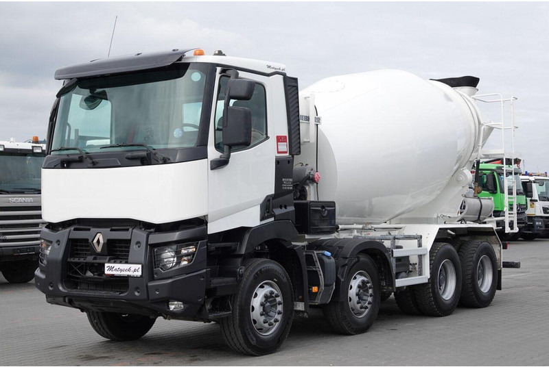 Renault C 380 / 8X4 / BETONOMIESZARKA / GRUSZKA / LIEBHERR 9 M3 / EURO 6 - משאית מערבלת בטון: תמונה 1 Renault C 380 / 8X4 / BETONOMIESZARKA / GRUSZKA / LIEBHERR 9 M3 / EURO 6 - משאית מערבלת בטון: תמונה 1