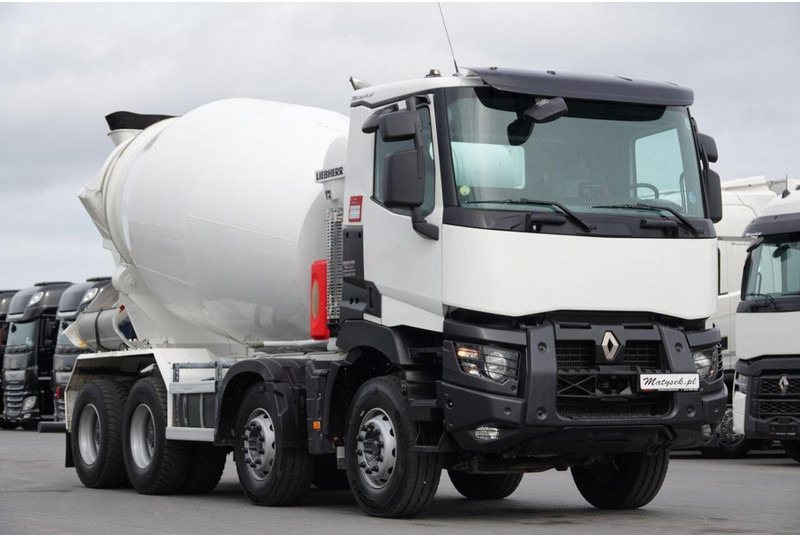Renault C 380 / 8X4 / BETONOMIESZARKA / GRUSZKA / LIEBHERR 9 M3 / EURO 6 - משאית מערבלת בטון: תמונה 5 Renault C 380 / 8X4 / BETONOMIESZARKA / GRUSZKA / LIEBHERR 9 M3 / EURO 6 - משאית מערבלת בטון: תמונה 5