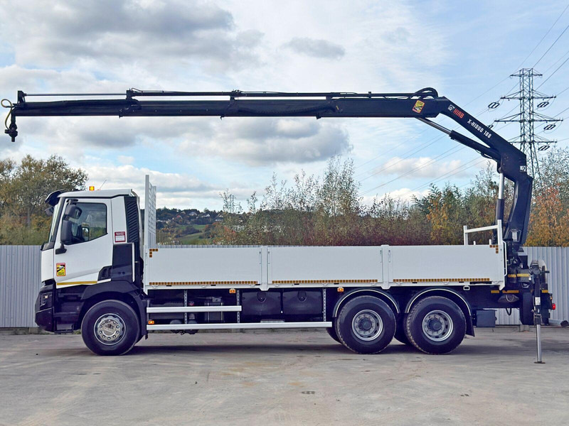 Renault C 380* HIAB X-HIDUO 188 B-3/FUNK*6x4 - משאית צד נופל/ שטוחה, משאית מנוף: תמונה 5 Renault C 380* HIAB X-HIDUO 188 B-3/FUNK*6x4 - משאית צד נופל/ שטוחה, משאית מנוף: תמונה 5