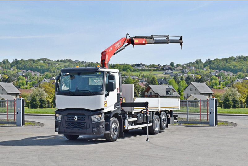 Renault C 380 - משאית צד נופל/ שטוחה, משאית מנוף: תמונה 2 Renault C 380 - משאית צד נופל/ שטוחה, משאית מנוף: תמונה 2