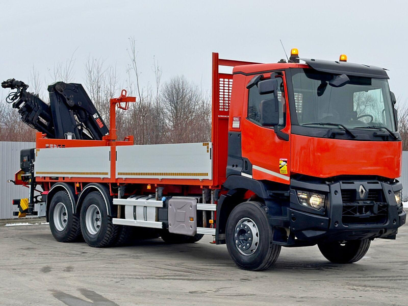 Renault C 430 *HIAB X - HIPRO 188 ES - 5 + FUNK* 6x4 - משאית צד נופל/ שטוחה, משאית מנוף: תמונה 3 Renault C 430 *HIAB X - HIPRO 188 ES - 5 + FUNK* 6x4 - משאית צד נופל/ שטוחה, משאית מנוף: תמונה 3