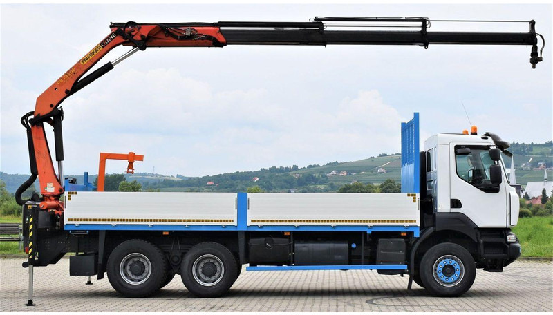 Renault KERAX 370 - משאית צד נופל/ שטוחה, משאית מנוף: תמונה 5 Renault KERAX 370 - משאית צד נופל/ שטוחה, משאית מנוף: תמונה 5