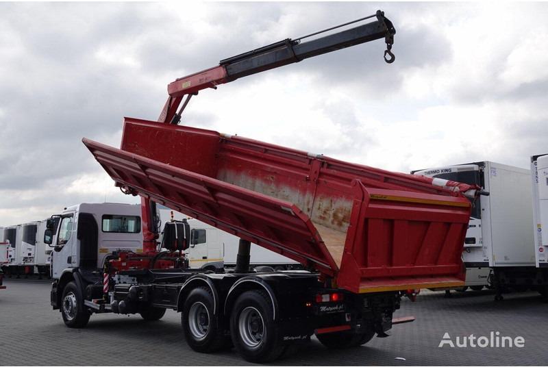 Renault LANDER 3 way tipper + crane FASSI 130 6x4 - מזהיר, משאית מנוף: תמונה 4 Renault LANDER 3 way tipper + crane FASSI 130 6x4 - מזהיר, משאית מנוף: תמונה 4