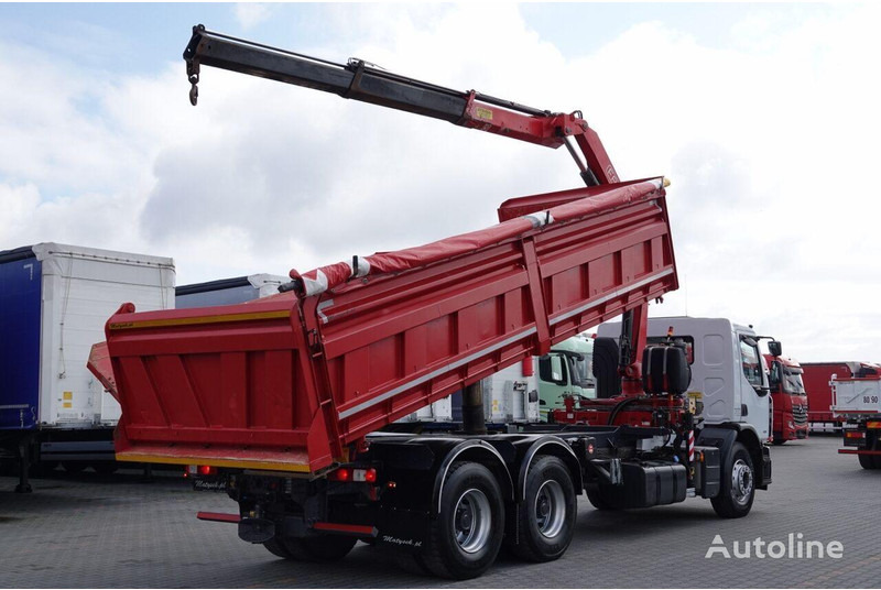 Renault LANDER 3 way tipper + crane FASSI 130 6x4 - מזהיר, משאית מנוף: תמונה 5 Renault LANDER 3 way tipper + crane FASSI 130 6x4 - מזהיר, משאית מנוף: תמונה 5