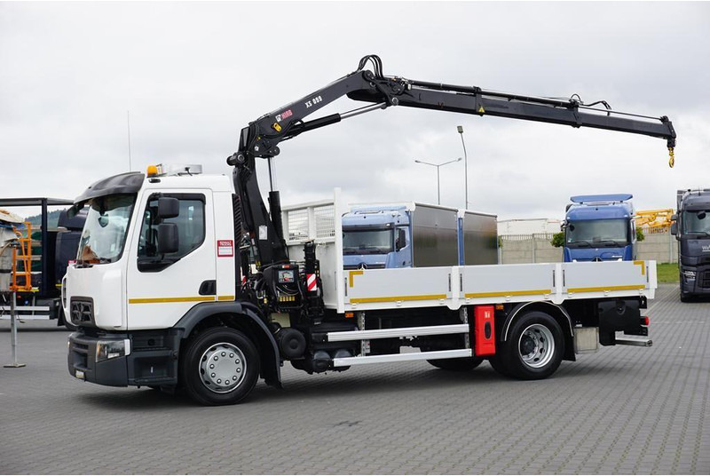 Renault PREMIUM / D16 / ACC / SKRZYNIOWY + HDS / HIAB 099 E - 2 HIDUO - משאית צד נופל/ שטוחה, משאית מנוף: תמונה 3 Renault PREMIUM / D16 / ACC / SKRZYNIOWY + HDS / HIAB 099 E - 2 HIDUO - משאית צד נופל/ שטוחה, משאית מנוף: תמונה 3