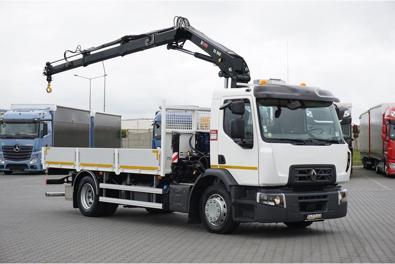 Renault PREMIUM / D16 / ACC / SKRZYNIOWY + HDS / HIAB 099 E - 2 HIDUO - משאית צד נופל/ שטוחה, משאית מנוף: תמונה 2 Renault PREMIUM / D16 / ACC / SKRZYNIOWY + HDS / HIAB 099 E - 2 HIDUO - משאית צד נופל/ שטוחה, משאית מנוף: תמונה 2