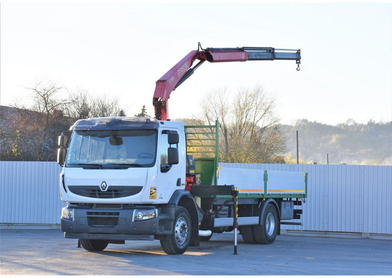 Renault - משאית צד נופל/ שטוחה, משאית מנוף: תמונה 2 Renault - משאית צד נופל/ שטוחה, משאית מנוף: תמונה 2