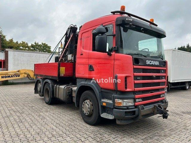 Scania 124 L 470 - Flatbed + crane - משאית צד נופל/ שטוחה, משאית מנוף: תמונה 2 Scania 124 L 470 - Flatbed + crane - משאית צד נופל/ שטוחה, משאית מנוף: תמונה 2
