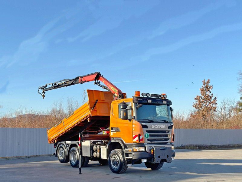 Scania G 360 * KIPPER 4,60m * PALFINGER PK 11002/ 4x4 - מזהיר, משאית מנוף: תמונה 2 Scania G 360 * KIPPER 4,60m * PALFINGER PK 11002/ 4x4 - מזהיר, משאית מנוף: תמונה 2