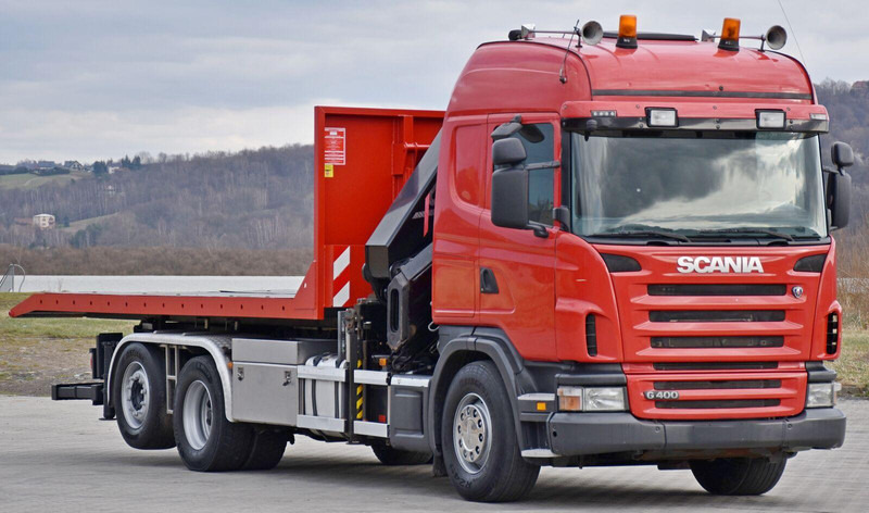 Scania G 400 - משאית מערכת כבלים, משאית מנוף: תמונה 3 Scania G 400 - משאית מערכת כבלים, משאית מנוף: תמונה 3