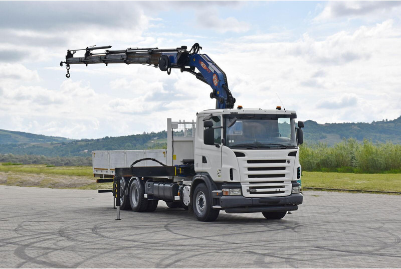 Scania G 420 - משאית צד נופל/ שטוחה, משאית מנוף: תמונה 2 Scania G 420 - משאית צד נופל/ שטוחה, משאית מנוף: תמונה 2
