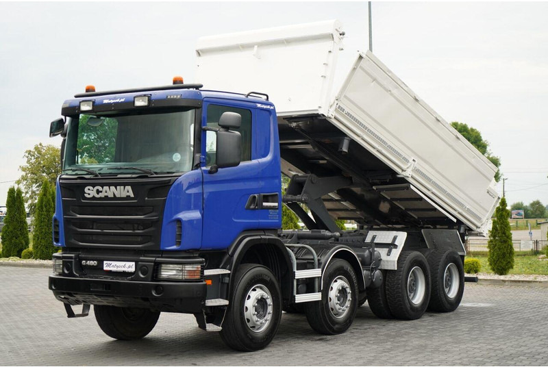 Scania G 480 / 8x4 / WYWROTKA DWUSTRONNA / BORDMATIC / MANUAL - מזהיר: תמונה 1 Scania G 480 / 8x4 / WYWROTKA DWUSTRONNA / BORDMATIC / MANUAL - מזהיר: תמונה 1