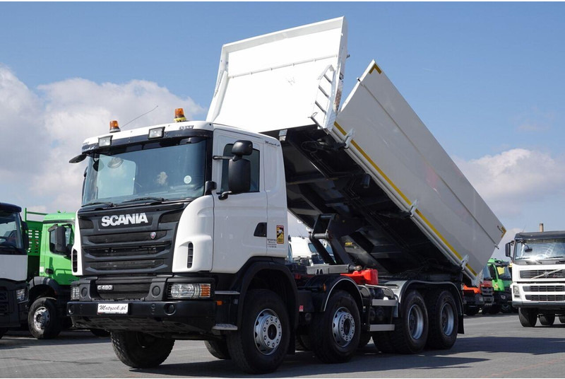 Scania G 480 / 8x4 / WYWROTKA / HYDROBURTA / BORDMATIC / MANUAL - מזהיר: תמונה 1 Scania G 480 / 8x4 / WYWROTKA / HYDROBURTA / BORDMATIC / MANUAL - מזהיר: תמונה 1