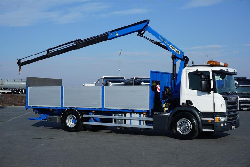 Scania P 250 / ACC / SKRZYNIOWY + HDS + WINDA / PALFINGER PK 12 002 - E - משאית צד נופל/ שטוחה, משאית מנוף: תמונה 4 Scania P 250 / ACC / SKRZYNIOWY + HDS + WINDA / PALFINGER PK 12 002 - E - משאית צד נופל/ שטוחה, משאית מנוף: תמונה 4
