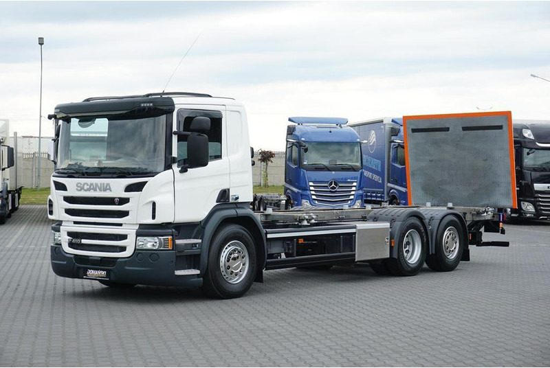 Scania P 410 / ACC / E 6 / BDF + WINDA / 7.15 , 7.45, 7.82 M / OŚ SKRĘT - משאית עם שלדת תא: תמונה 2 Scania P 410 / ACC / E 6 / BDF + WINDA / 7.15 , 7.45, 7.82 M / OŚ SKRĘT - משאית עם שלדת תא: תמונה 2