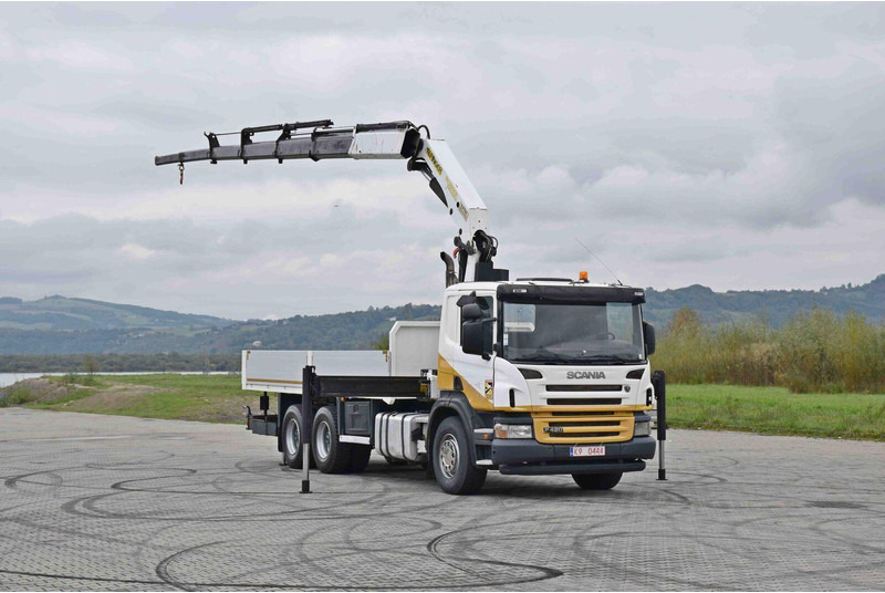 Scania P 420 - משאית צד נופל/ שטוחה, משאית מנוף: תמונה 2 Scania P 420 - משאית צד נופל/ שטוחה, משאית מנוף: תמונה 2