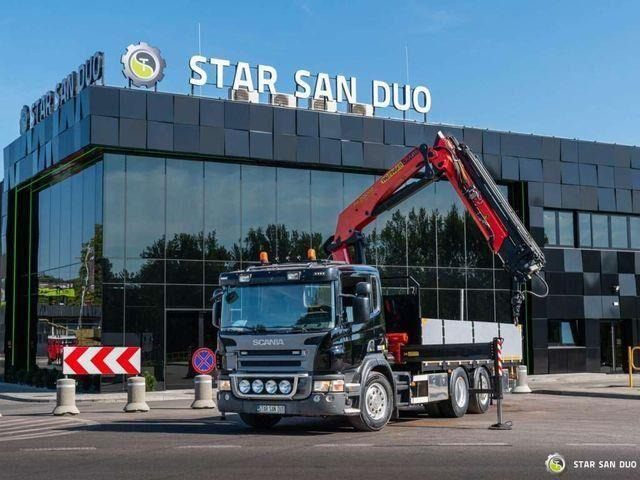 Scania P270 6x2 PALFINGER PK 20002 HDS Crane Rotator - משאית צד נופל/ שטוחה, משאית מנוף: תמונה 2 Scania P270 6x2 PALFINGER PK 20002 HDS Crane Rotator - משאית צד נופל/ שטוחה, משאית מנוף: תמונה 2