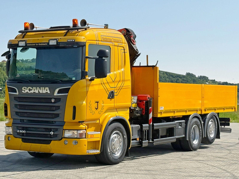 Scania R 500 * PK 26002 EH + FUNK * TOPZUSTAND - משאית צד נופל/ שטוחה, משאית מנוף: תמונה 4 Scania R 500 * PK 26002 EH + FUNK * TOPZUSTAND - משאית צד נופל/ שטוחה, משאית מנוף: תמונה 4