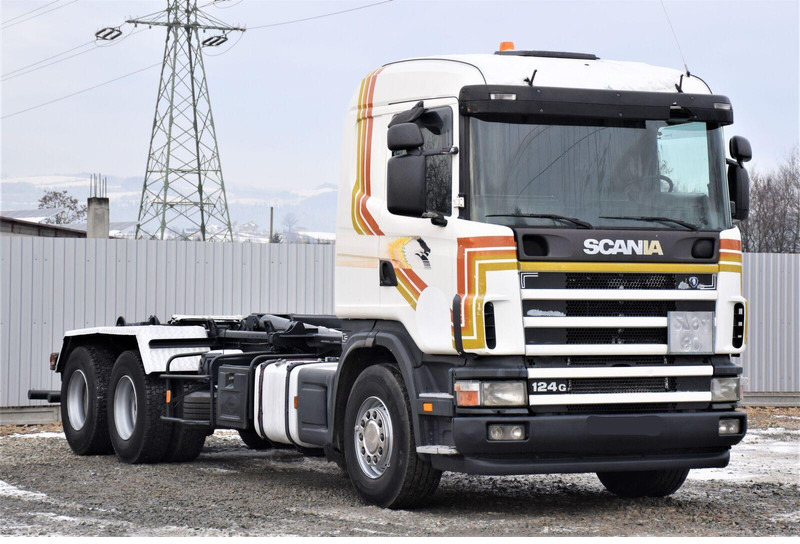 Scania R124 470 Abrollkipper * 6x2 * Motor Problem - משאית הרמת וו: תמונה 3 Scania R124 470 Abrollkipper * 6x2 * Motor Problem - משאית הרמת וו: תמונה 3