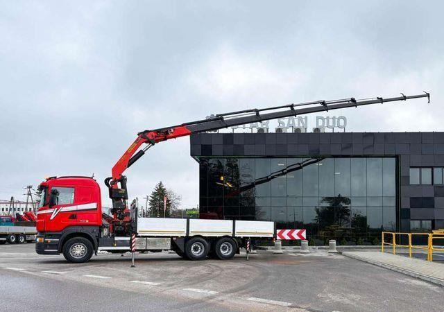 Scania R500 6x2 PALFINGER PK 29002 Crane Kran - משאית צד נופל/ שטוחה, משאית מנוף: תמונה 3 Scania R500 6x2 PALFINGER PK 29002 Crane Kran - משאית צד נופל/ שטוחה, משאית מנוף: תמונה 3