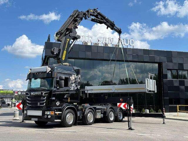 Scania R560 8x2 PALFINGER PK 92002 SH Fly Jib Winch 5t - משאית צד נופל/ שטוחה, משאית מנוף: תמונה 2 Scania R560 8x2 PALFINGER PK 92002 SH Fly Jib Winch 5t - משאית צד נופל/ שטוחה, משאית מנוף: תמונה 2