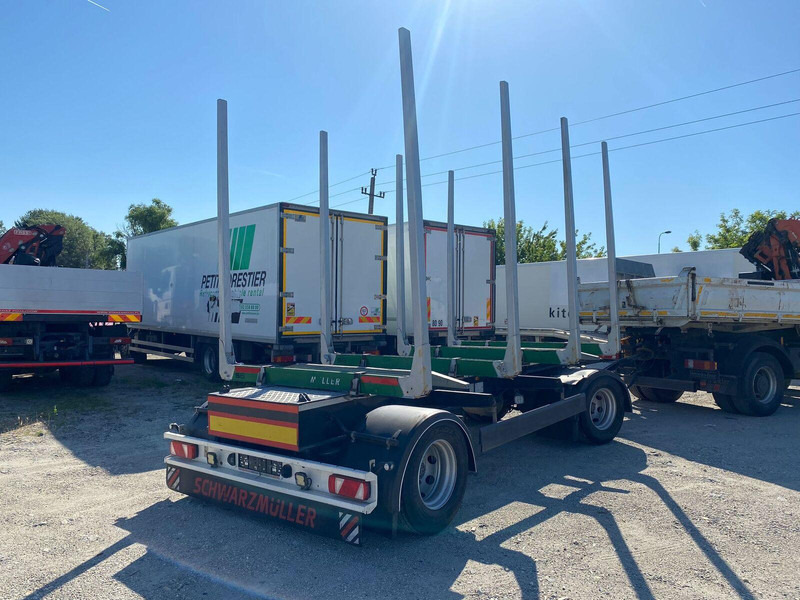 Schwarzmüller Log transporter trailer - קרון נגרר לעץ: תמונה 4 Schwarzmüller Log transporter trailer - קרון נגרר לעץ: תמונה 4
