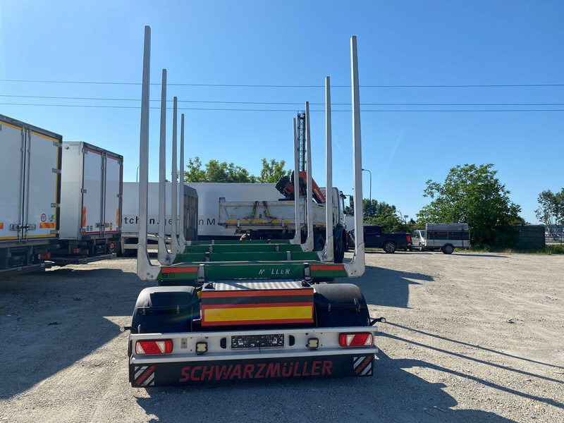 Schwarzmüller Log transporter trailer - קרון נגרר לעץ: תמונה 5 Schwarzmüller Log transporter trailer - קרון נגרר לעץ: תמונה 5