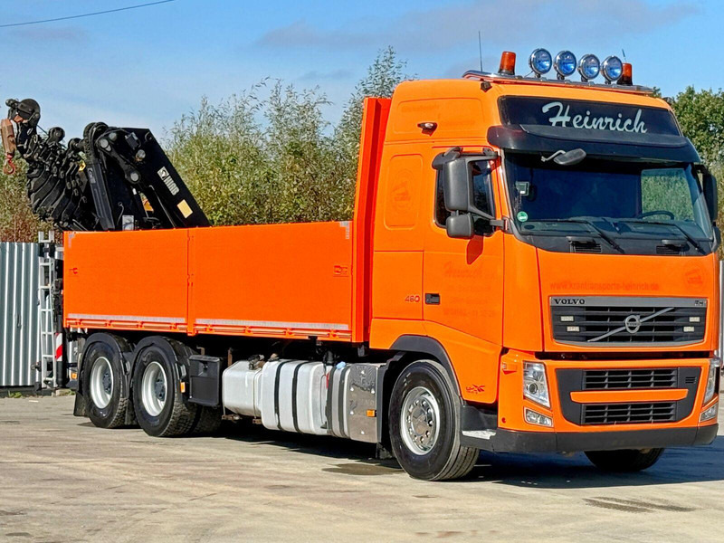 Volvo FH 460 * HIAB 377 E - 7 HIPRO + FUNK * 6x4 - משאית צד נופל/ שטוחה, משאית מנוף: תמונה 4 Volvo FH 460 * HIAB 377 E - 7 HIPRO + FUNK * 6x4 - משאית צד נופל/ שטוחה, משאית מנוף: תמונה 4