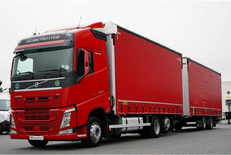 Volvo FH 460 / I-SAVE / ZESTAW TANDEM 120 M3 / PRZEJAZDOWY / I-PARK CO - משאית וילונות צד: תמונה 1 Volvo FH 460 / I-SAVE / ZESTAW TANDEM 120 M3 / PRZEJAZDOWY / I-PARK CO - משאית וילונות צד: תמונה 1