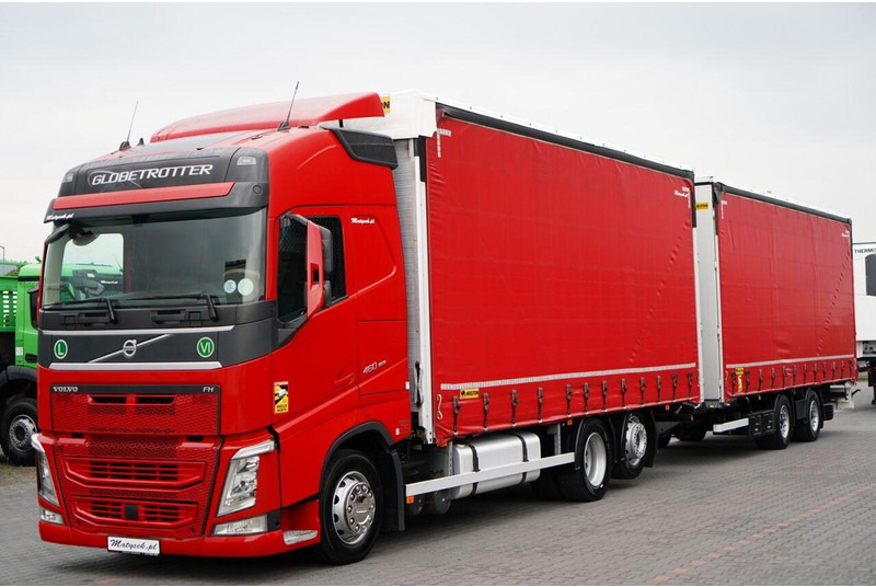 Volvo FH 460 / ZESTAW TANDEM 120 M3 / PRZEJAZDOWY / I-PARK COOL / WIEL - משאית וילונות צד: תמונה 2 Volvo FH 460 / ZESTAW TANDEM 120 M3 / PRZEJAZDOWY / I-PARK COOL / WIEL - משאית וילונות צד: תמונה 2