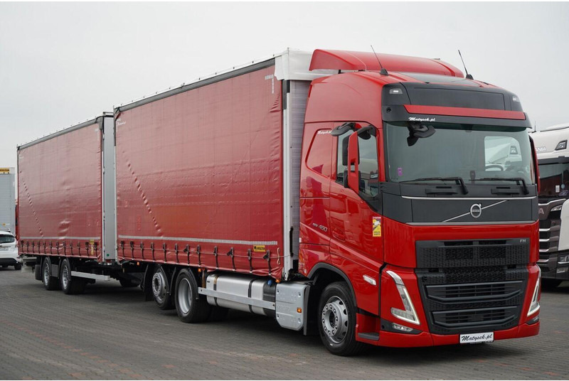 Volvo FH 460 / ZESTAW TANDEM / 120 M3 / PRZEJAZDOWY / I-SAVE / I-PARK - משאית וילונות צד: תמונה 1 Volvo FH 460 / ZESTAW TANDEM / 120 M3 / PRZEJAZDOWY / I-SAVE / I-PARK - משאית וילונות צד: תמונה 1
