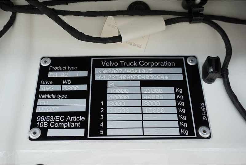 יחידת טרקטור Volvo FH / 500 / I – SAVE / XL / EURO 6 / ACC / I -COOL / NOWY MODEL: תמונה 12