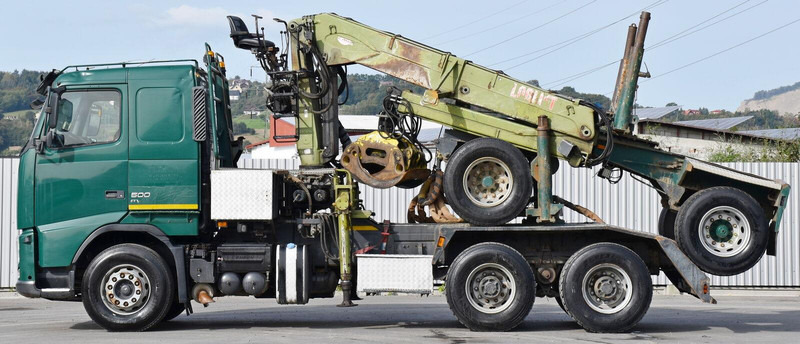 Volvo FH 500 * LOGLIFT F251 S80A + Anhänger /6x4 - משאית עץ, משאית מנוף: תמונה 3 Volvo FH 500 * LOGLIFT F251 S80A + Anhänger /6x4 - משאית עץ, משאית מנוף: תמונה 3