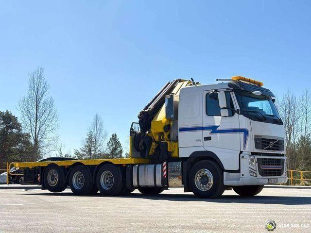 Volvo FH 520 8x4 HMF ODIN K6 EURO 5 FLY JIB Crane - משאית צד נופל/ שטוחה, משאית מנוף: תמונה 5 Volvo FH 520 8x4 HMF ODIN K6 EURO 5 FLY JIB Crane - משאית צד נופל/ שטוחה, משאית מנוף: תמונה 5