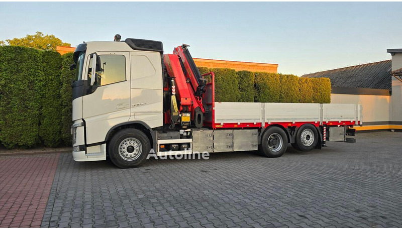 Volvo FH 540 - Flatbed+crane 6x2 - משאית צד נופל/ שטוחה, משאית מנוף: תמונה 3 Volvo FH 540 - Flatbed+crane 6x2 - משאית צד נופל/ שטוחה, משאית מנוף: תמונה 3