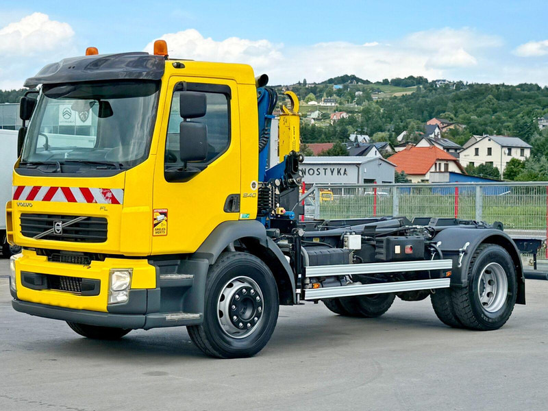 Volvo FL 240 * Abrollkipper * HMF 270 K2 * TOPZUSTAND - משאית הרמת וו, משאית מנוף: תמונה 4 Volvo FL 240 * Abrollkipper * HMF 270 K2 * TOPZUSTAND - משאית הרמת וו, משאית מנוף: תמונה 4