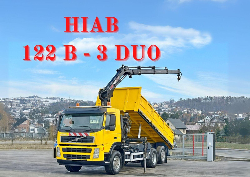 Volvo FM 330 Kipper 5,50m*HIAB 122 B -3 DUO*TOPZUSTAND - מזהיר, משאית מנוף: תמונה 1 Volvo FM 330 Kipper 5,50m*HIAB 122 B -3 DUO*TOPZUSTAND - מזהיר, משאית מנוף: תמונה 1