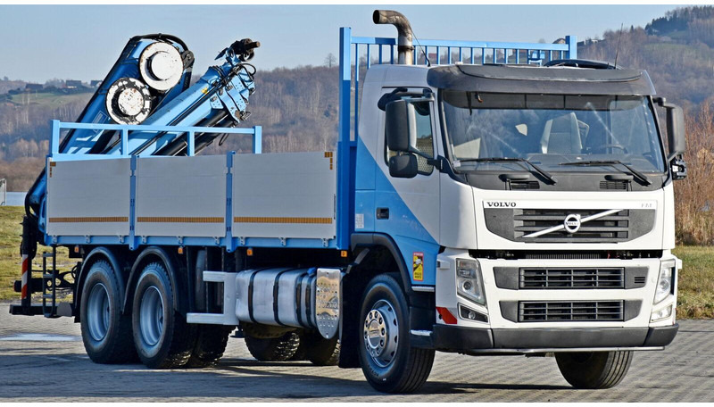 Volvo FM 410 - משאית צד נופל/ שטוחה, משאית מנוף: תמונה 3 Volvo FM 410 - משאית צד נופל/ שטוחה, משאית מנוף: תמונה 3