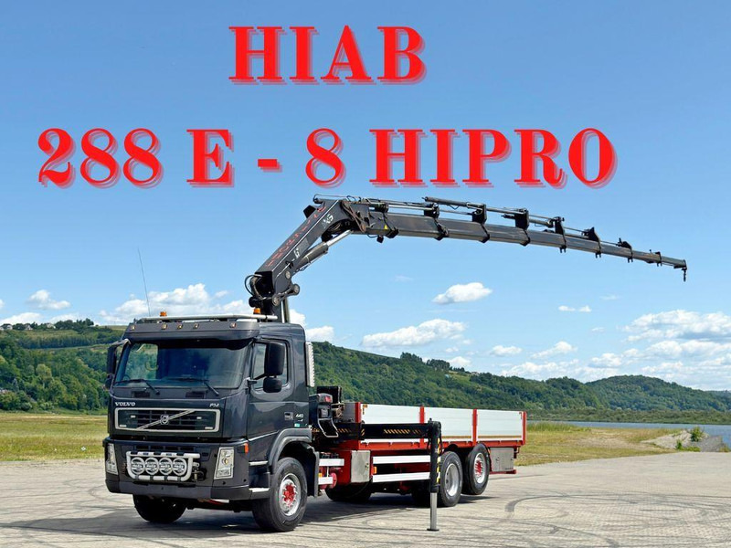 Volvo FM 440 * HIAB 288 E - 8 HIPRO/FUNK * TOPZUSTAND - משאית צד נופל/ שטוחה, משאית מנוף: תמונה 1 Volvo FM 440 * HIAB 288 E - 8 HIPRO/FUNK * TOPZUSTAND - משאית צד נופל/ שטוחה, משאית מנוף: תמונה 1