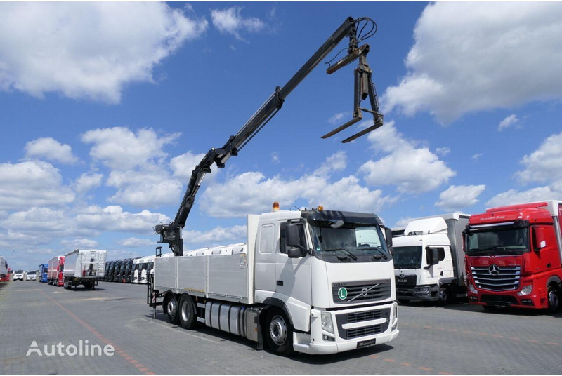 Volvo FM 460 - משאית צד נופל/ שטוחה, משאית מנוף: תמונה 3 Volvo FM 460 - משאית צד נופל/ שטוחה, משאית מנוף: תמונה 3