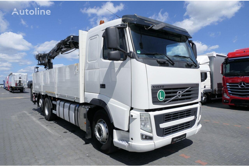 Volvo FM 460 - משאית צד נופל/ שטוחה, משאית מנוף: תמונה 1 Volvo FM 460 - משאית צד נופל/ שטוחה, משאית מנוף: תמונה 1
