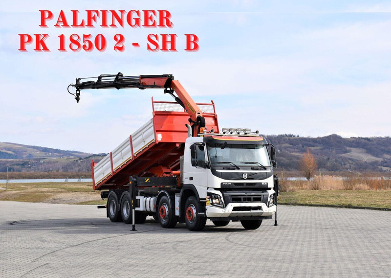 Volvo FMX 420 Kipper 6,20m *PK 1850 2 - SH B*FUNK/8x4 - מזהיר, משאית מנוף: תמונה 1 Volvo FMX 420 Kipper 6,20m *PK 1850 2 - SH B*FUNK/8x4 - מזהיר, משאית מנוף: תמונה 1