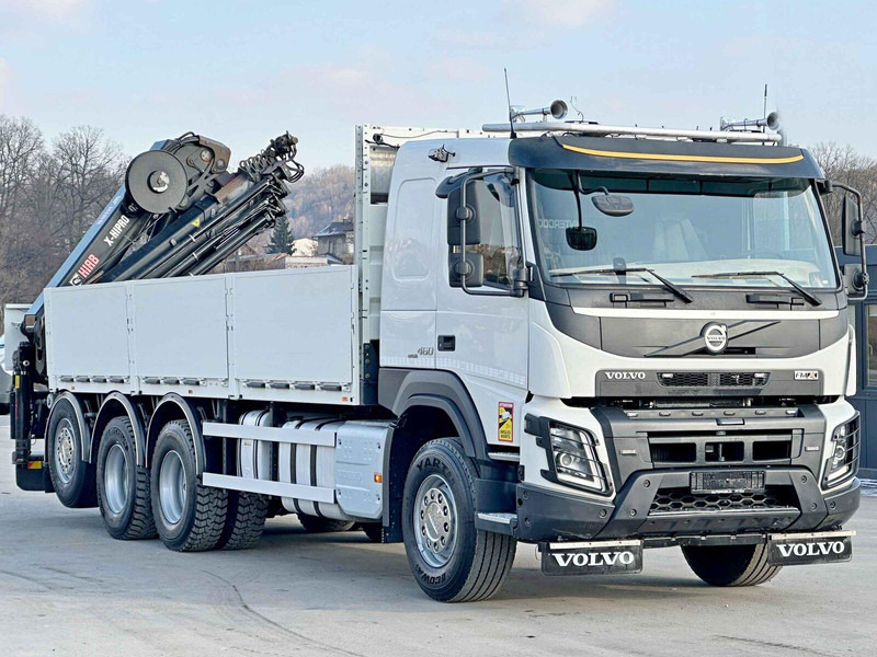 Volvo FMX 460 HIAB X - HIPRO 302 EP - 5 + FUNK/ 8x4 - משאית צד נופל/ שטוחה, משאית מנוף: תמונה 3 Volvo FMX 460 HIAB X - HIPRO 302 EP - 5 + FUNK/ 8x4 - משאית צד נופל/ שטוחה, משאית מנוף: תמונה 3