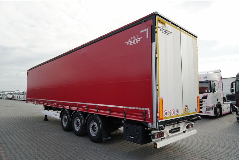 Wielton FIRANKA STANDARD / MULDA DO STALI - 9 M / OŚ PODNOSZONA / SAF / - סמיטריילר עם וילונות צד: תמונה 3 Wielton FIRANKA STANDARD / MULDA DO STALI - 9 M / OŚ PODNOSZONA / SAF / - סמיטריילר עם וילונות צד: תמונה 3