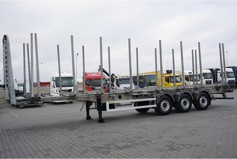 Zaslaw KŁONICOWA / DO DREWNA / WAGA 6 400 KG / OŚ PODNOSZONA - קרון נגרר לעץ: תמונה 3 Zaslaw KŁONICOWA / DO DREWNA / WAGA 6 400 KG / OŚ PODNOSZONA - קרון נגרר לעץ: תמונה 3