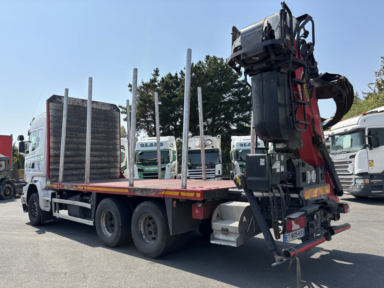 SCANIA R 580 CB6x4HHZ - משאית עם שלדת תא: תמונה 4 SCANIA R 580 CB6x4HHZ - משאית עם שלדת תא: תמונה 4